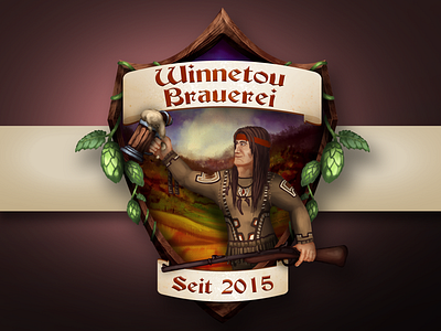 Winnetou Brauerei Logo beer brauerei brewery logo