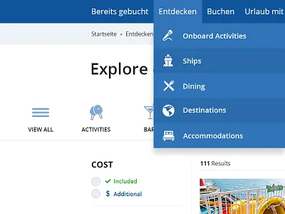 Explore on desktop application cruiseline css3 fluid grid html media queries responsive teaser ui website