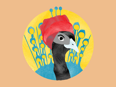 Uovok 2015 Tattoo children icons illustration kids peacock tattoo