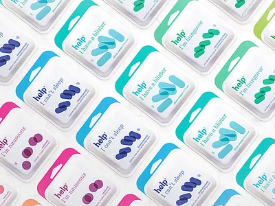 Help Remedies Paper Pack II branding design packaging pattern product