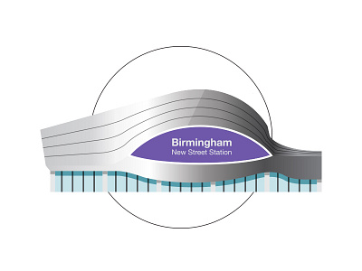 Birmingham - New Street Station architecture birmingham building geometric miniature new station street tim smith