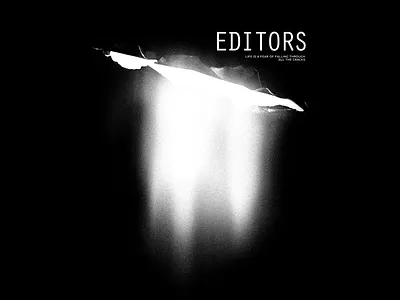 Editors apparel band design merch merchandise minimalistic photo print t shirt