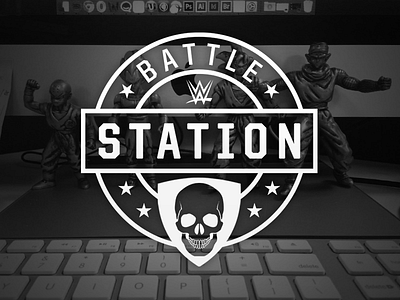 Battle Station battle station branding dbz desk logo nerd stars typography ui ux web design work