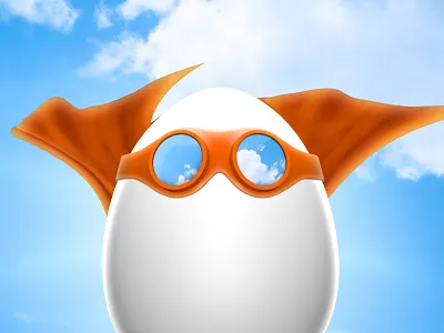 Superman Egg 2 egg superhero
