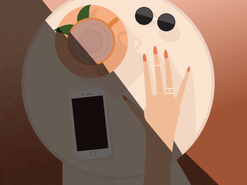 Tea and Stuff animation gif hand iphone loop tea