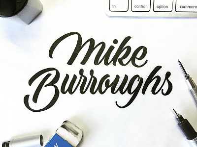 Re-Branding Idea branding brush lettering logo rebrand script type