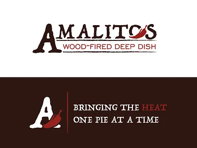 Amalitos concept deep dish logo logo design pepper pizza reddit