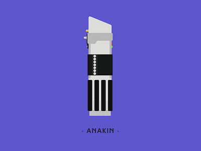 Anakin animation illustration lightsaber motion star wars