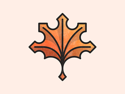 Leaf autumn fall illustration. art leaf really warm colors