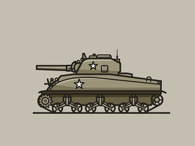 TANK TIME 4 tanks usa vector ww2