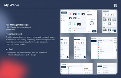 File Manager Redesign design figma file manager mobile app redesign tablet ui uiux ux