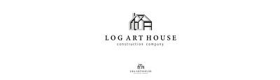 LogArtHouse. Construction of houses. branding design graphic design house logo дома