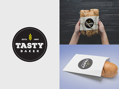 Logo Design for Bakery Brand | Tasty Baker | Rustic, Authentic reliable