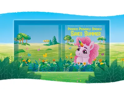 Cover design 2 animal art book cover character character design children book children character children illustration childrens book cover cover design illustration illustrator picture book summer unicorn