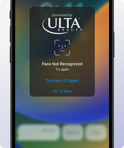 💵 Sponsored Face ID app design product design product designer ui uxdesign