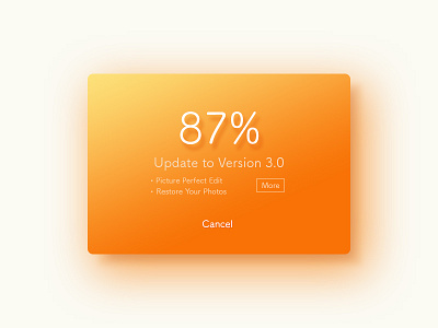 Update card orange pc pracitce ui update yellow