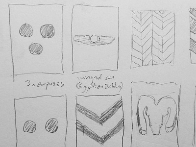 VCU Heraldry System Sketches design graphic heraldry icon process sketch vcu