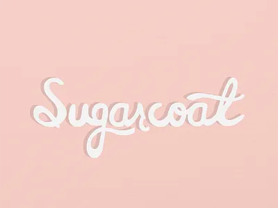Sugarcoat boutique chic coat cute feminine logo pink sugar young