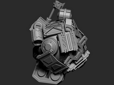 Kitbash set 01 keyshot kitbash moi3d part photoshop pixologic zbrush