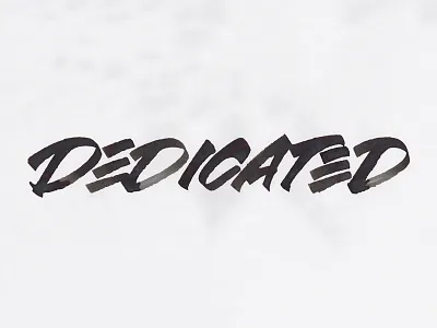 Dedicated calligraphy handlettering ink lettering rulingpen type typography