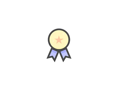 Estimate Won Icon achievement gold icon medal ribbon win winner winning won