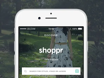 Discover discover ios shoppr ui ux