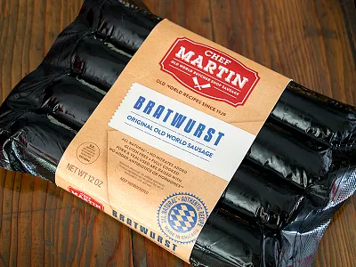 Chef Martin Sausage Packaging food packaging