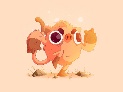 Mankey | #56 56 artwork gaming illustration mankey monster nintendo pocket pokemon