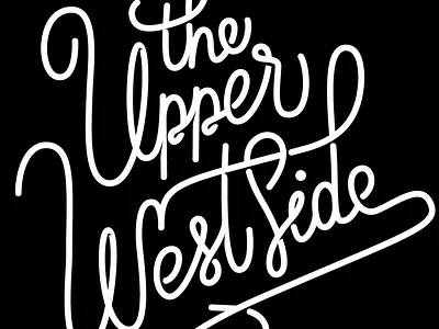 Neon Script calligraphy design illustrator lettering logo new york script type vector