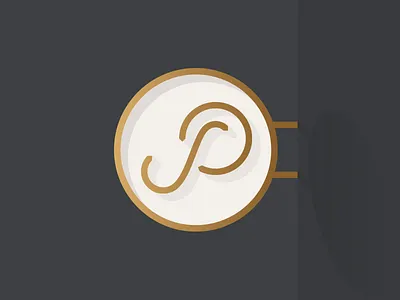 S & P, pt. II linear logo logotype monogram p s sign