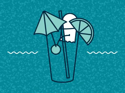 Boozin' blue boo booze cherry cocktail drink ghost glass spooky umbrella
