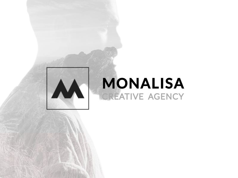 Intro Logo with Animation after effect animation creative logo minimalist monalisa