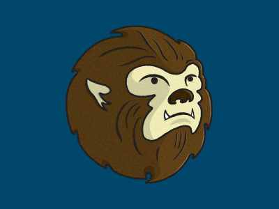 Scott illustration monsters werewolf wolf