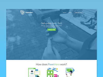 Pawnhero Redesign Concept ui ux web