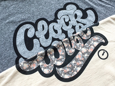 Clockwise Tees clockwise tees fat script lettering tshirt