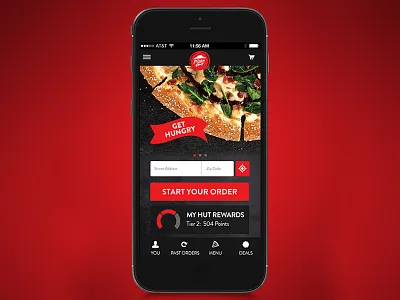 Pizza Hut UI Redesign ui