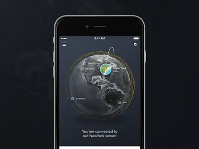 Concept app apple application concept dark globe ios iphone thefuntasty