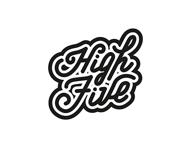 High Five drawing font handlettering illustration illustrator lettering letters type typography vector