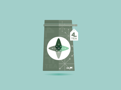 Four Leaf Tea branddev fourleaftea fromthefieldnotes moringcup overlays packagedesign serveitup type