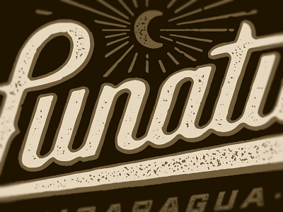 Cigar Brand cigar gold lunatic luxury moon nicaragua old packaging packaging design simon frouws texture vintage