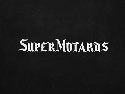 Logo Super Motards branding creative design identity lettering logo logotype monogram motorcycle race supermoto