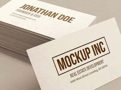 FREEBIE: Business Card Mockup business business card business cards design editable free freebie mock up mock up mockup psd