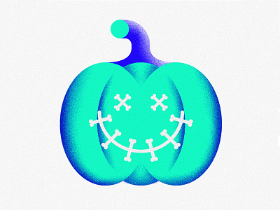 Hallowed kin' halloween happy illustration pumpkin
