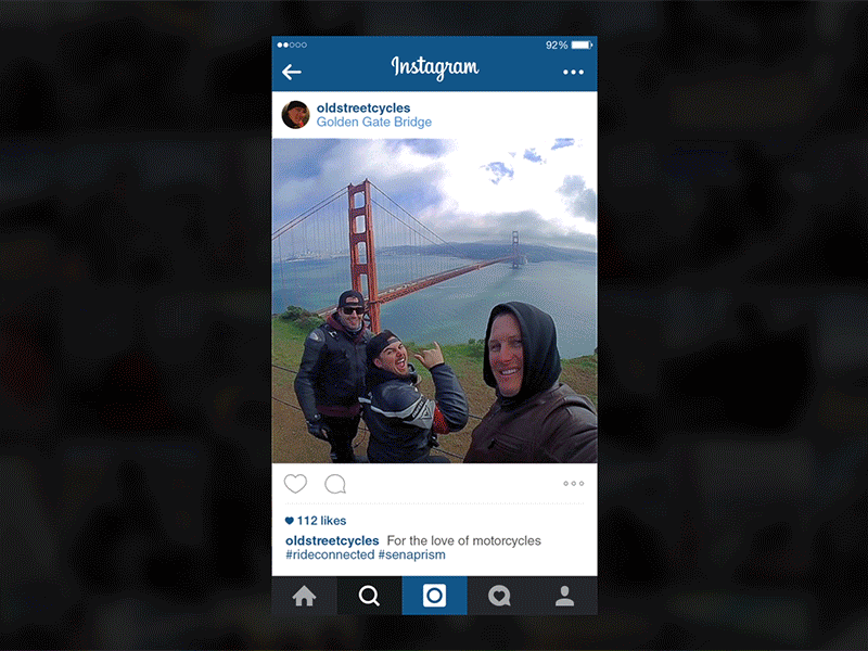 Sena Prism Ride Connected after effects animation gif instagram motorcyle prism sena sena prism video