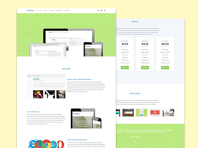 Kreativa bootstrap themes web design wrapbootstrap