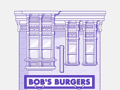 bob's burgers vector affinity blue bobsburgers design detail flat illustration series vector