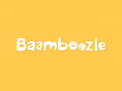 Baamboozle brand education game kids logo mark smile teaching yellow