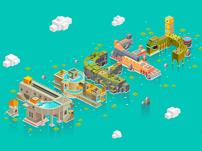 Jiffy illustration isometric vector