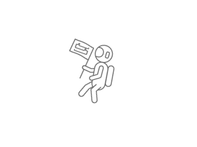 Tezign_Loading astronaut icon illustration loading login space