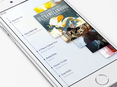 Netease cloud music redesign-2 cloud design music neteast player redesign ui white